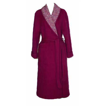 Robe de Chambre Femme en Laine des Pyrénées à la vente en liberty rose