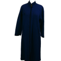 Robe d'hotesse zippée laine des Pyrénées bleu marine